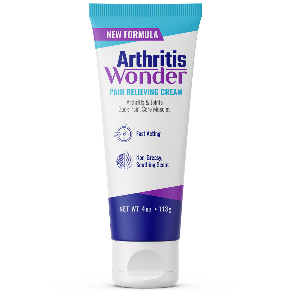 Arthritis Wonder Pain Relieving Cream - 4oz Tube (Improved Formula)